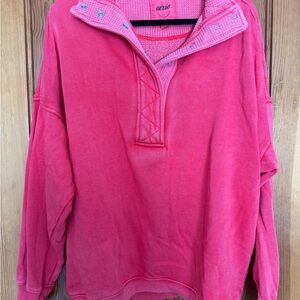 Aerie Women's Red Sweatshirt